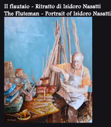 Il flautaio - Ritratto di Isidoro Nasatti